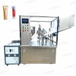 Máquina automática de enchimento e selagem de tubos de loção cremosa com resfriador de água