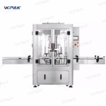 Óleo de coco Frascos de vidro automáticos 2 cabeças Linha de enchimento pneumática