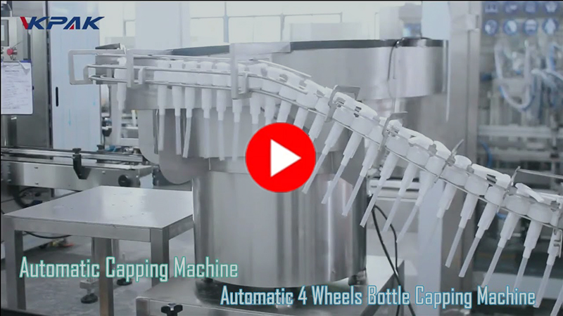 Linha de enchimento para xampu, gel de banho