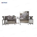 Máquina de enchimento e fechamento de gel de seringa farmacêutica