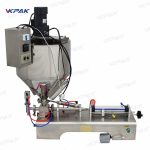 Equipamento de aquecimento e enchimento de molho de pimenta e mel semiautomático