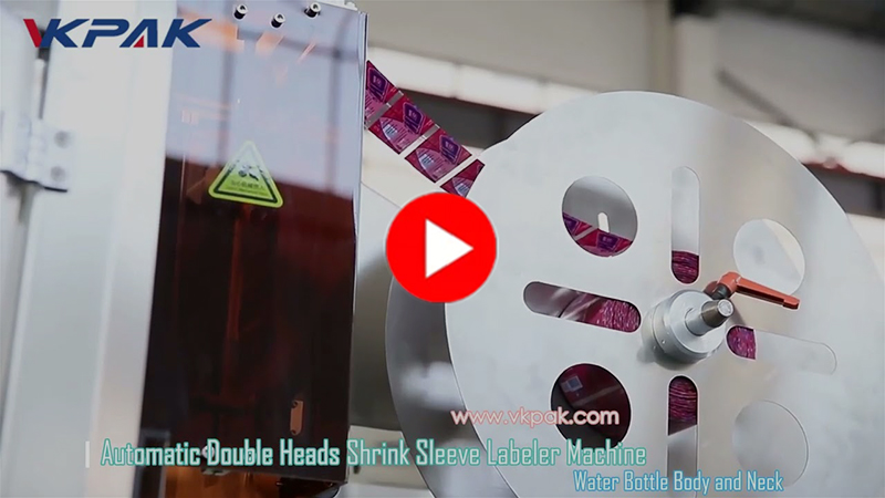 Máquina de etiquetagem automática de manga retrátil VK-SSL para garrafa de água