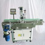 Máquina automática de etiquetagem de fundo de batom e bálsamo labial cosmético