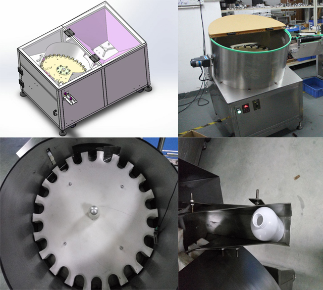 equipamento desembaralhador de garrafas para linha de enchimento.jpg