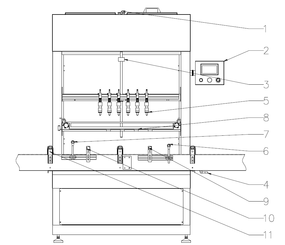 drawing of overflow filling machines maquinaria de enchimento de transbordamento automatica.jpg