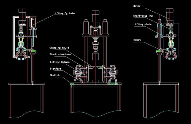 capping heads kinds design in drawing detalhes da máquina de encapsulamento único.jpg
