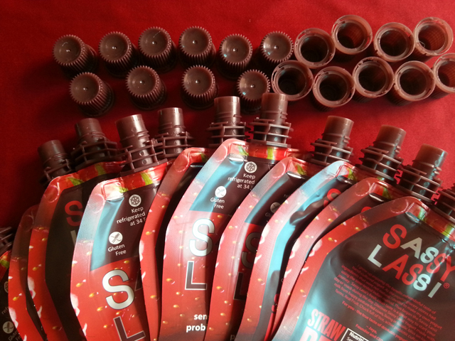 Iogurte de morango probiótico totalmente natural com sabor sensacional