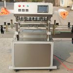Máquina automática de selagem de filme para potes de salgadinhos com três cabeças