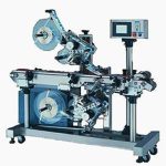 Máquina de etiquetagem de dupla face com barra de sabão de superfície plana para cima e para baixo