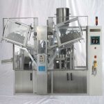 Equipamento de enchimento e selagem de tubo de pasta de loção de creme de alta velocidade