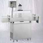 Máquina de selagem por indução contínua de folhas de alumínio para garrafas de vidro de plástico