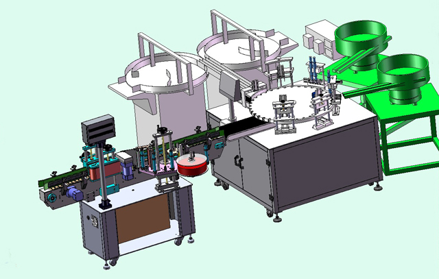 Diagrama completo para enchimento de óleo essencial