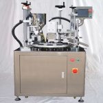 Equipamento de enchimento de tubo rotativo semiautomático com selagem de cauda ultrassônica